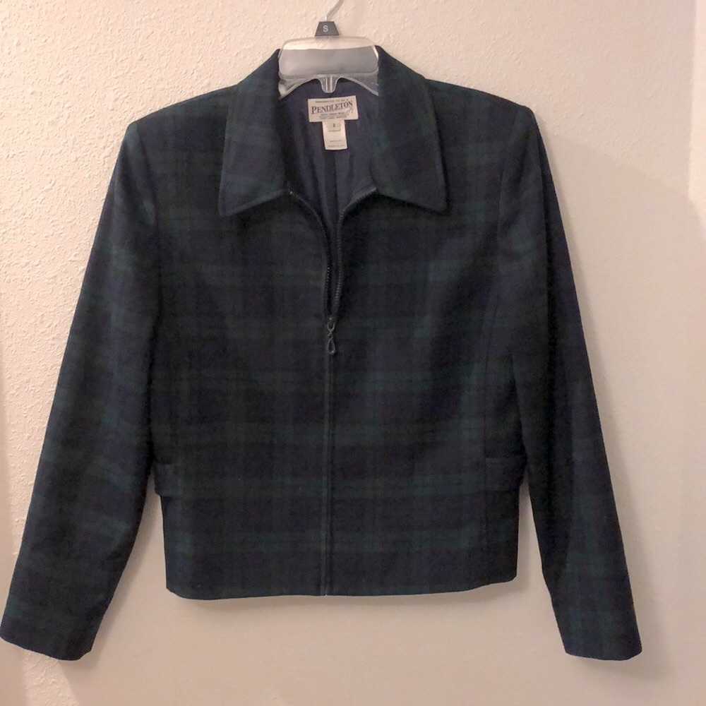 Pendleton Tartan Jacket 100% Virgin Wool - image 1